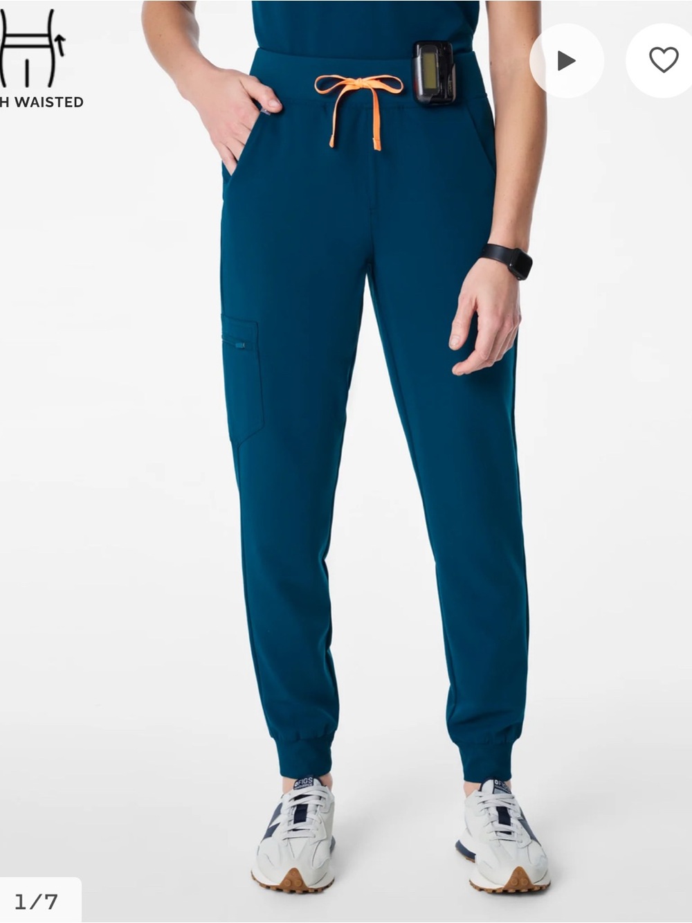 Figs High Waisted Zamora Jogger Scrub Pants™ // Size XS Regular